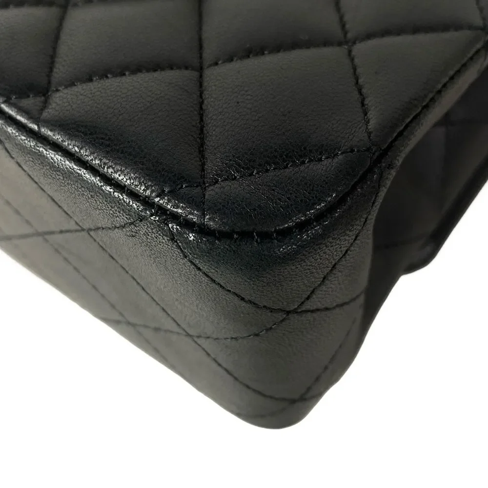 Chanel Double Flap Matelasse Shoulder Bag A01112